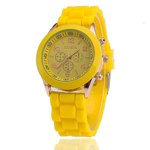 Grote foto jelly watch for women quartz clockwork silicone strap kleding dames horloges