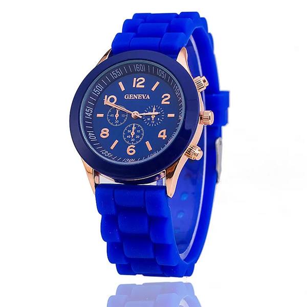 Grote foto jelly watch for women quartz clockwork silicone strap kleding dames horloges
