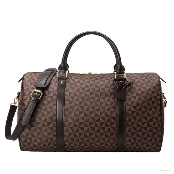 Grote foto grote reisschoudertas waterdichte fitness pu lederen bagagehandtas kleding dames onderdelen en accessoires