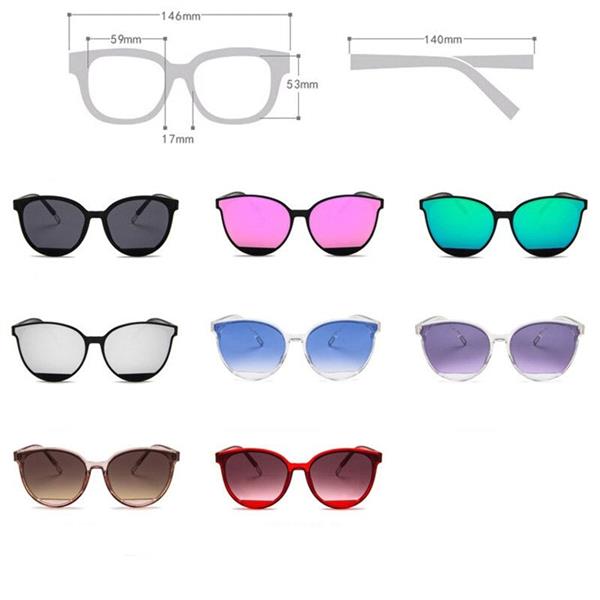 Grote foto fashion cateye sunglasses for women vintage eyewear glasses uv400 kleding dames sieraden