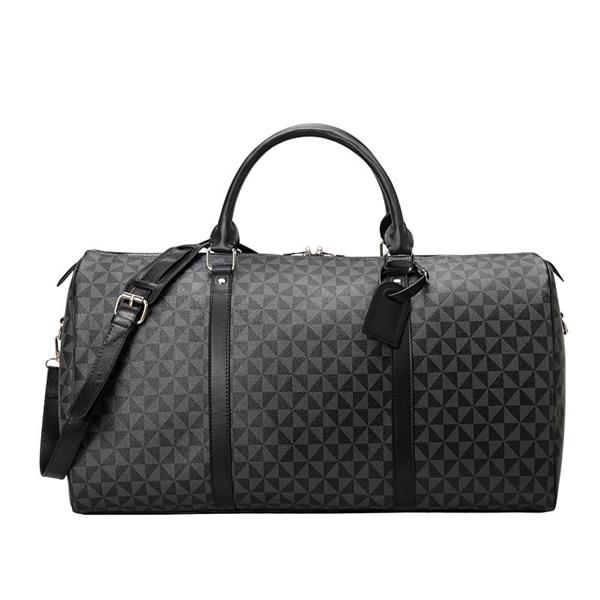 Grote foto grote reisschoudertas waterdichte fitness pu lederen bagagehandtas kleding dames onderdelen en accessoires