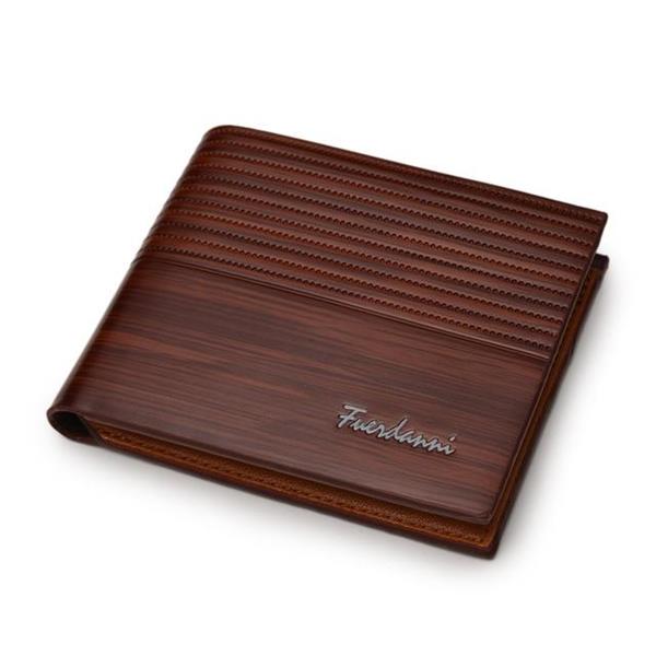 Grote foto vintage lederen portemonnee voor heren pu leer luxe slanke portemonnee voor creditcardcliphouder kleding dames sieraden