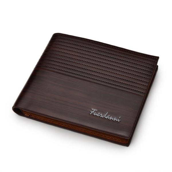 Grote foto vintage lederen portemonnee voor heren pu leer luxe slanke portemonnee voor creditcardcliphouder kleding dames sieraden