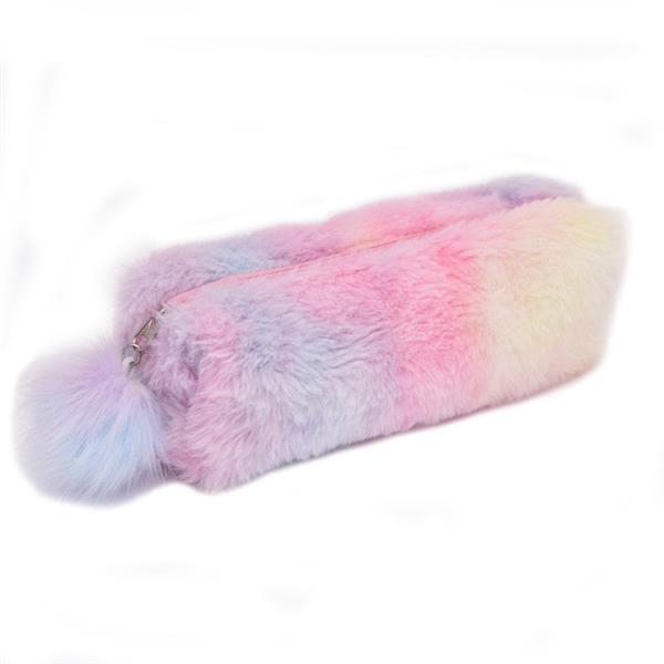 Grote foto creatief etui met regenbooggradi ntkleur etui voor schoolpennenhouder voor meisjesstudenten verzamelen overige verzamelingen