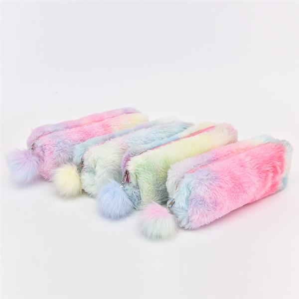 Grote foto creatief etui met regenbooggradi ntkleur etui voor schoolpennenhouder voor meisjesstudenten verzamelen overige verzamelingen