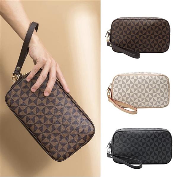 Grote foto vintage handtas voor heren lederen klassieke portemonnee portemonnee handtas met bloemen kleding dames onderdelen en accessoires