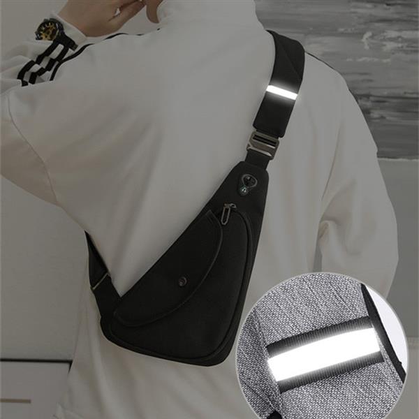 Grote foto sling borsttas crossbody anti diefstal mini reissporttas met koptelefoonaansluiting kleding dames onderdelen en accessoires