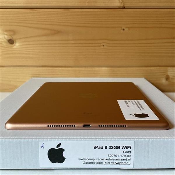 Grote foto apple ipad 8 goud 32gb 10.2 wifi 4g garantie telecommunicatie ipad