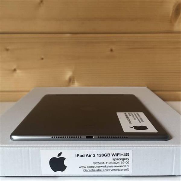 Grote foto apple ipad air 2 128gb wifi 4g zwart garantie telecommunicatie ipad