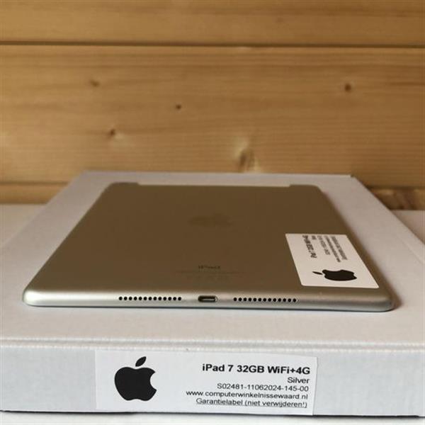Grote foto apple ipad 7 zilver 32gb 10.2 wifi 4g garantie telecommunicatie ipad