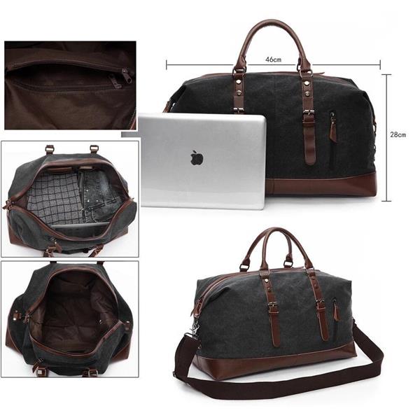 Grote foto reistas met grote capaciteit overnachtingsbagage canvas snijbestendige handtas unisex kleding dames onderdelen en accessoires