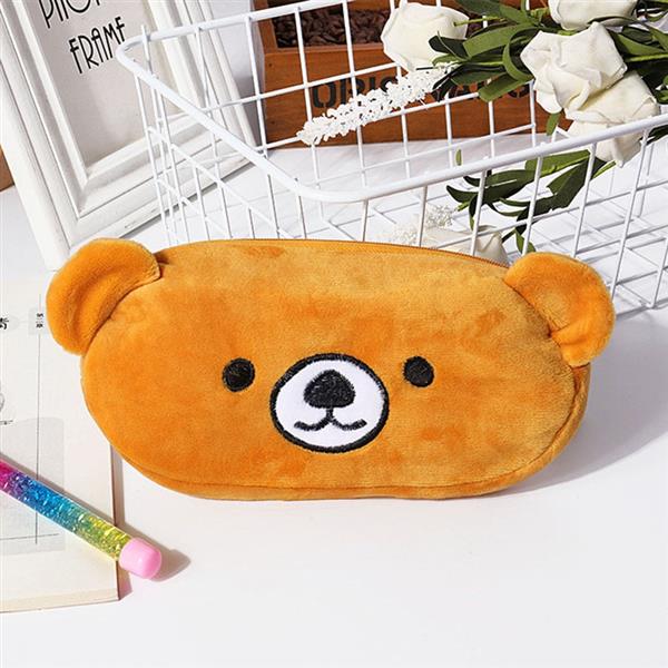 Grote foto cartoon dieren pluche etui kawaii etui voor school en kantoorbenodigdheden verzamelen overige verzamelingen