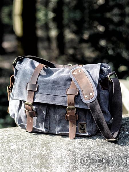 Grote foto mannen canvas lederen messengertas grote tas schouder aktetas reishandtas kleding dames onderdelen en accessoires