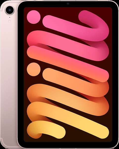 Grote foto apple ipad mini 6 8.3 256gb roze wifi 4g garantie telecommunicatie ipad
