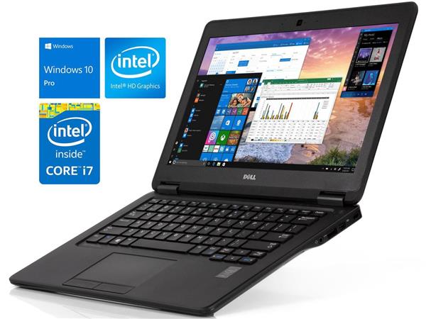 Grote foto windows 7of 10 pro dell latitude e7250 i7 3 ghz hdmi 12.5 inch 1920x1080 garantie computers en software overige computers en software