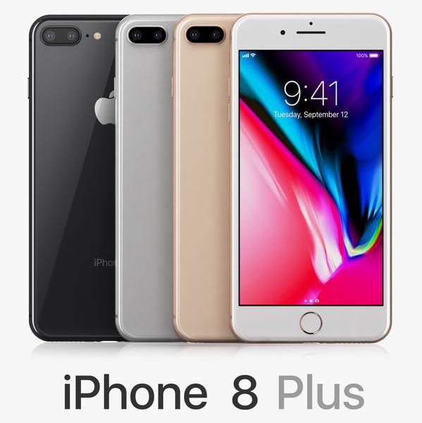 Grote foto apple iphone 8 plus 64gb 5.5 inch zwart garantie telecommunicatie apple iphone