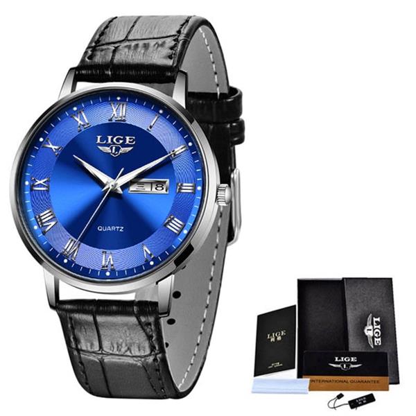 Grote foto ultradun luxe horloge voor dames quartz kalenderklok roestvrij staal waterdicht horloge kleding dames horloges