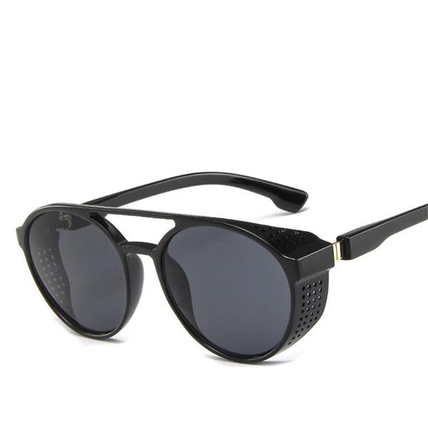 Grote foto klassieke punk zonnebril voor heren designer vintage brillen uv400 eyewear kleding dames sieraden