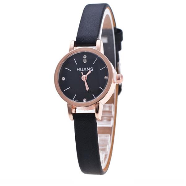 Grote foto vintage horloge met kleine wijzerplaat voor dames lederen band armband quartz klok polshorloge kleding dames horloges