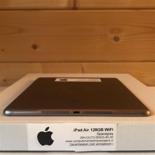 Grote foto apple ipad air 128gb zwart wifi 4g garantie telecommunicatie ipad