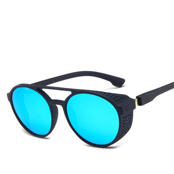 Grote foto klassieke punk zonnebril voor heren designer vintage brillen uv400 eyewear kleding dames sieraden