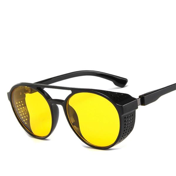 Grote foto klassieke punk zonnebril voor heren designer vintage brillen uv400 eyewear kleding dames sieraden