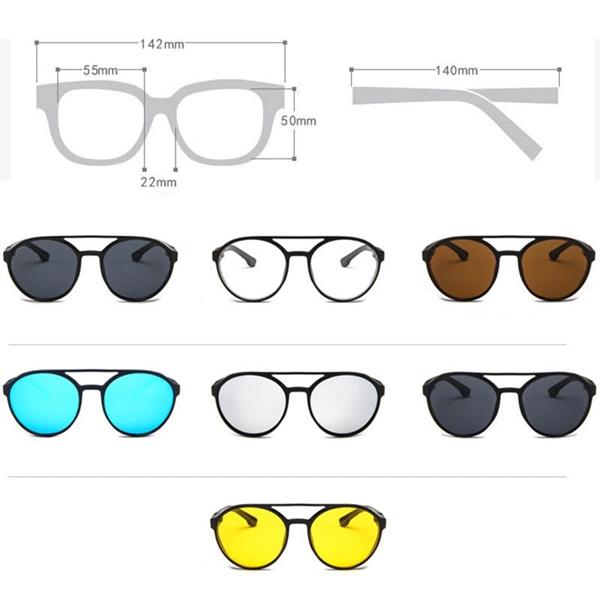 Grote foto klassieke punk zonnebril voor heren designer vintage brillen uv400 eyewear kleding dames sieraden