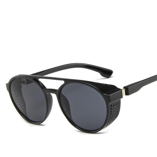 Grote foto klassieke punk zonnebril voor heren designer vintage brillen uv400 eyewear kleding dames sieraden
