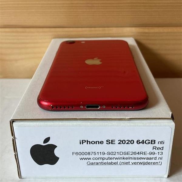 Grote foto nieuwstaat apple iphone se 2020 64gb red 4.7 nieuwe accu 100 12 maanden garantie telecommunicatie apple iphone