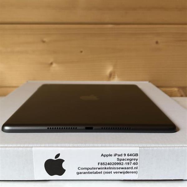 Grote foto nieuwstaat apple ipad 9 zwart 64gb wifi 4g 12 maanden garantie telecommunicatie ipad