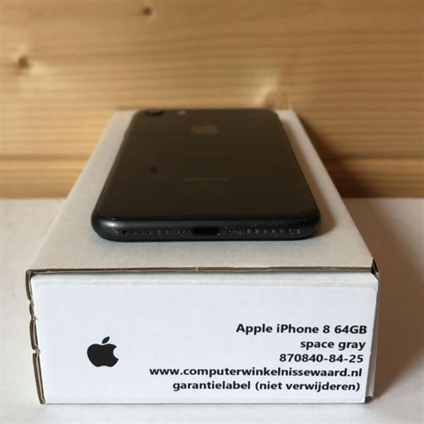 Grote foto nieuwstaat apple iphone 8 black 64gb nieuwe accu 100 12 maanden garantie telecommunicatie apple iphone
