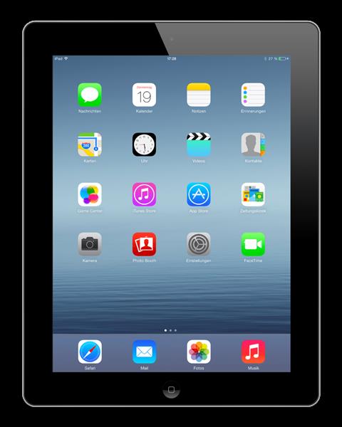 Grote foto google actie apple ipad 4 9.7 zwart wit 32gb wifi 4g garantie telecommunicatie ipad