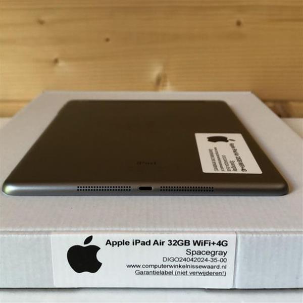 Grote foto apple ipad air 9.7 32gb zwart wifi 4g garantie telecommunicatie tablets