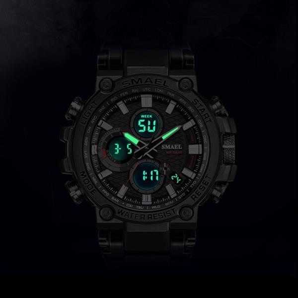 Grote foto militair sporthorloge met digitale subdials voor heren schokbestendig 5 bar waterdicht kleding dames horloges