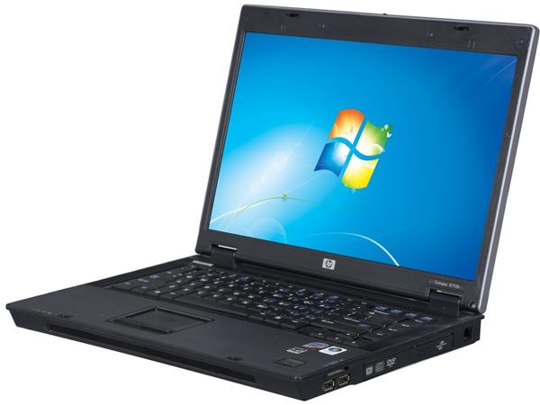 Grote foto windows xp laptop hp 6710b t7250 2gb 120gb dvdrw 15.6 inch garantie computers en software overige computers en software