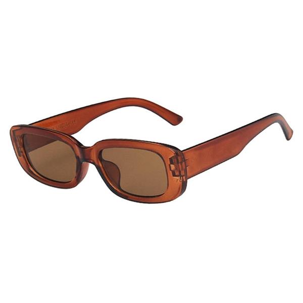 Grote foto trendy vierkante zonnebril voor dames retro reisbrillen fashion shades anti uv brillen kleding dames sieraden