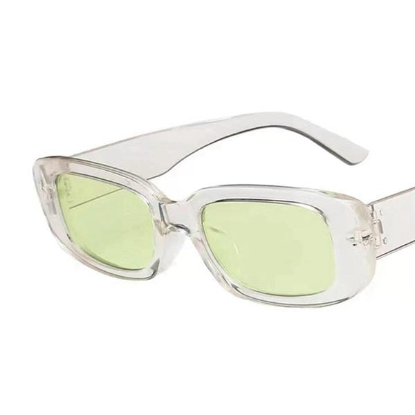 Grote foto trendy vierkante zonnebril voor dames retro reisbrillen fashion shades anti uv brillen kleding dames sieraden
