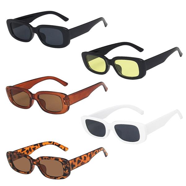 Grote foto trendy vierkante zonnebril voor dames retro reisbrillen fashion shades anti uv brillen kleding dames sieraden