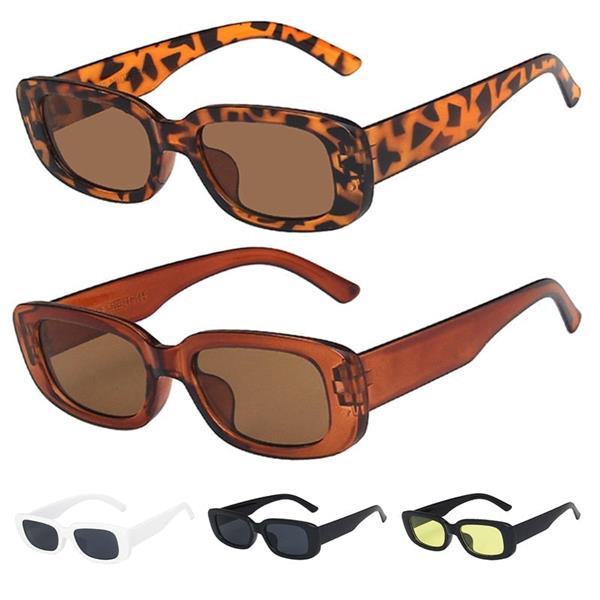 Grote foto trendy vierkante zonnebril voor dames retro reisbrillen fashion shades anti uv brillen kleding dames sieraden