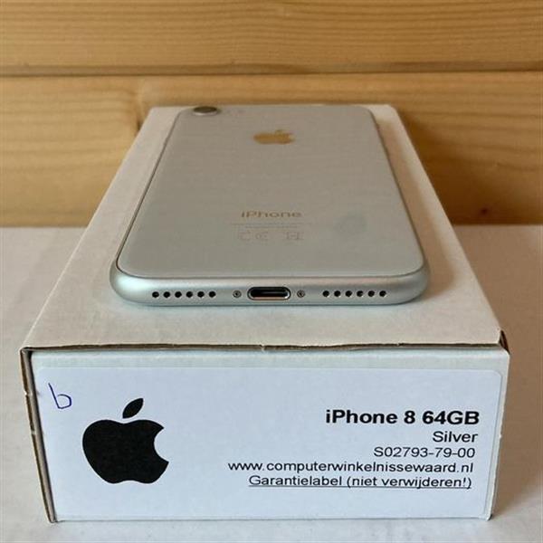 Grote foto apple iphone 8 nieuwe accu 100 zilver 64gb simlockvrij garantie telecommunicatie apple iphone