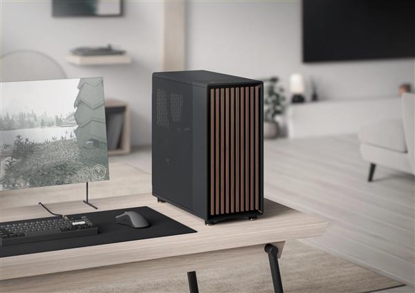 Grote foto fabrieksnieuw cwn north charcoal black hout wifi bluetooth 24 maanden garantie computers en software behuizingen en kasten