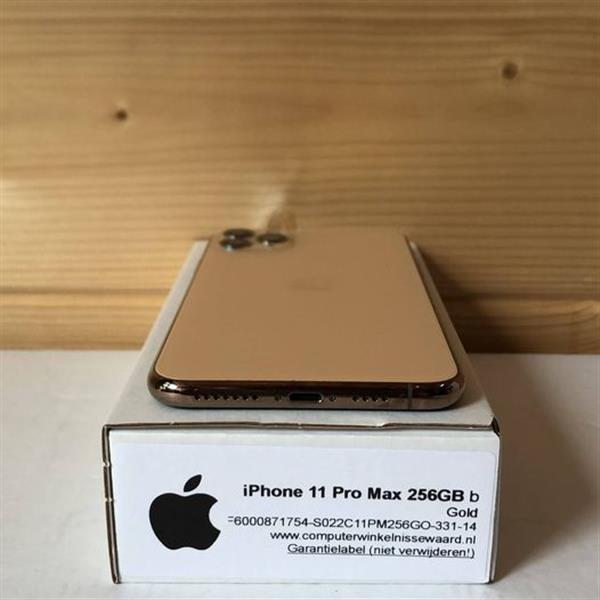 Grote foto apple iphone 11 pro max 256gb gold 6.5 garantie telecommunicatie apple iphone