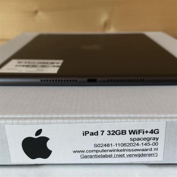 Grote foto populair apple ipad 7 zwart 32gb 10.2 model 2019 wifi 4g garantie telecommunicatie ipad