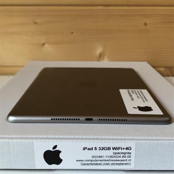 Grote foto nieuwstaat apple ipad 5 32gb zwart wifi 4g 12 maanden garantie telecommunicatie ipad