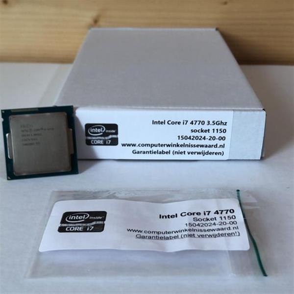 Grote foto intel processor i7 4770 8mb 3.4ghz socket 1150 computers en software processors