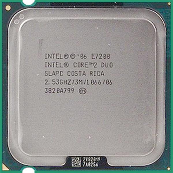 Grote foto intel core 2 duo e7500 2.93ghz 3mb 1066fsb socket 775 computers en software overige computers en software