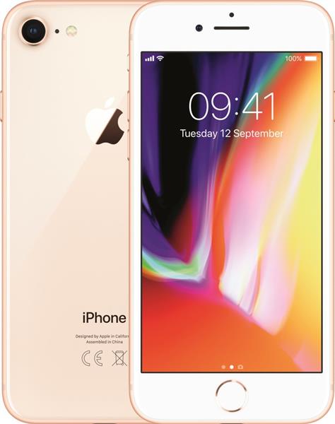Grote foto fabrieksnieuw apple iphone 8 goud 256gb 2 jaar garantie telecommunicatie apple iphone