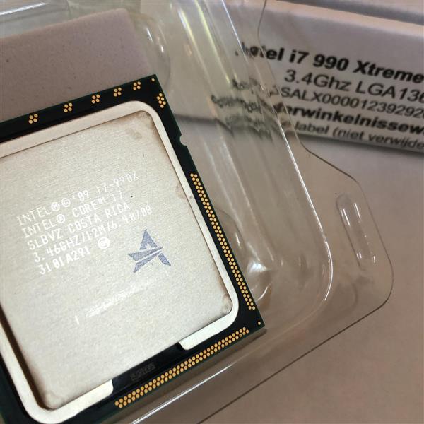 Grote foto intel processor i7 990x 3.46hz 12mb socket 1366 130w computers en software overige computers en software