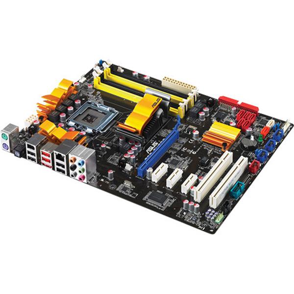 Grote foto asus p5q turbo 800mhz 667mhz ddr2 lga 775 moederbord atx usb2.0 pci e x16 desktop pc computers en software moederborden