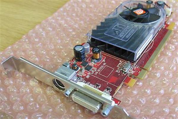 Grote foto opruiming ati videokaart low profile radeon hd 2400 xt 256mb ati 102 b27602 b . pci express x16 128 computers en software overige computers en software